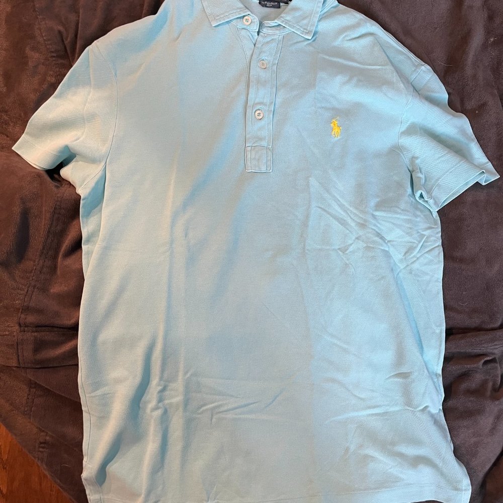 Light Blue Polo by Ralph Lauren Shirt